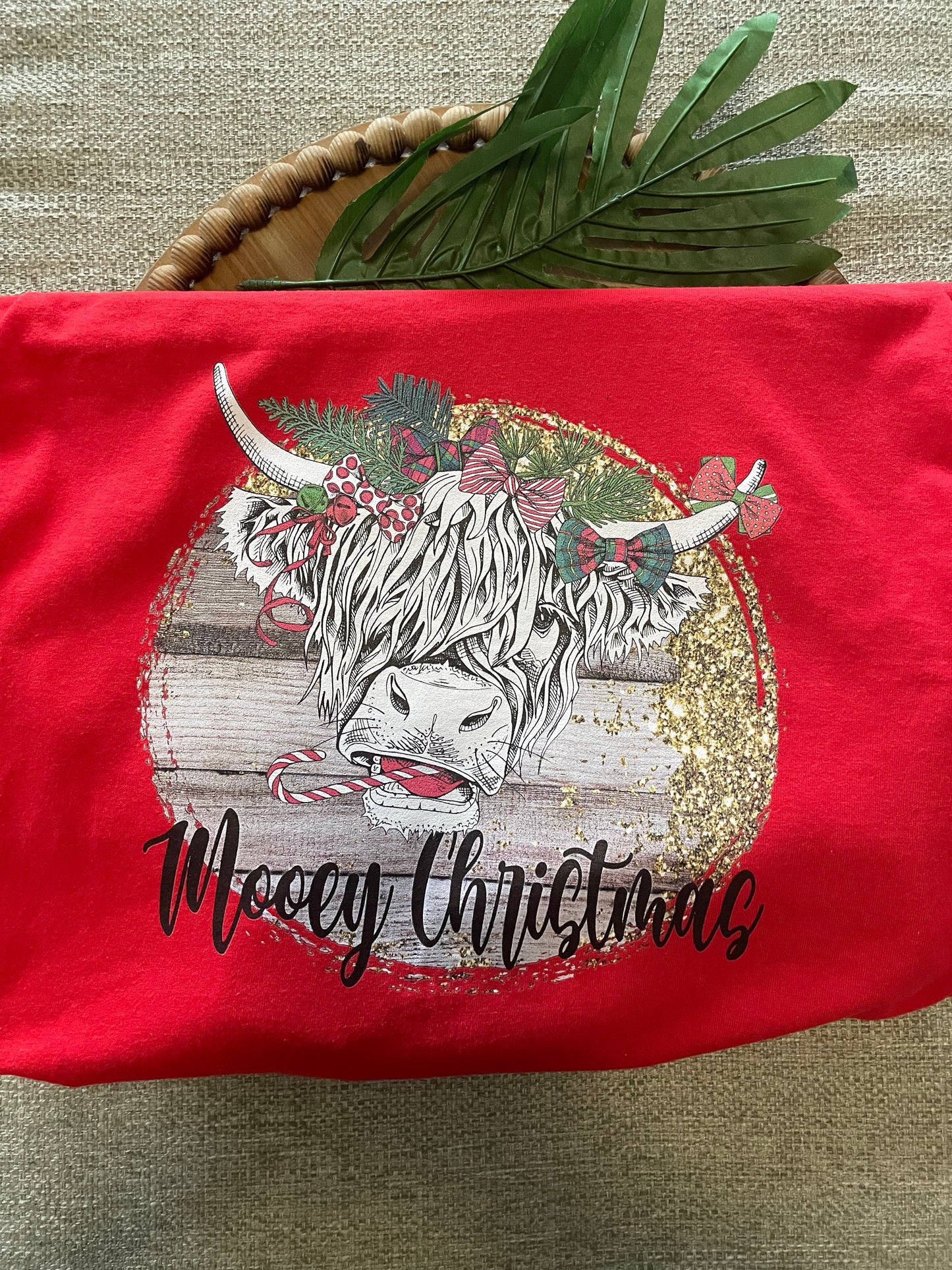 Southern Cow Merry Christmas