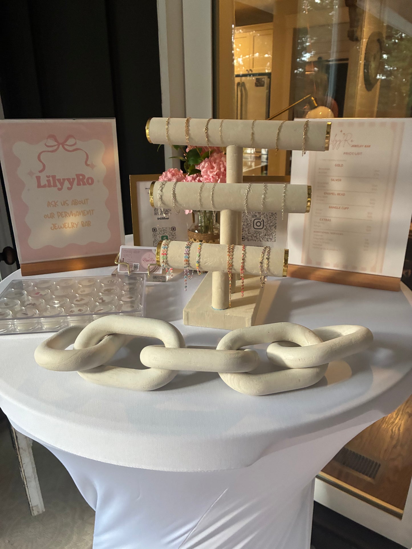 Permanent Jewelry Bar Experience