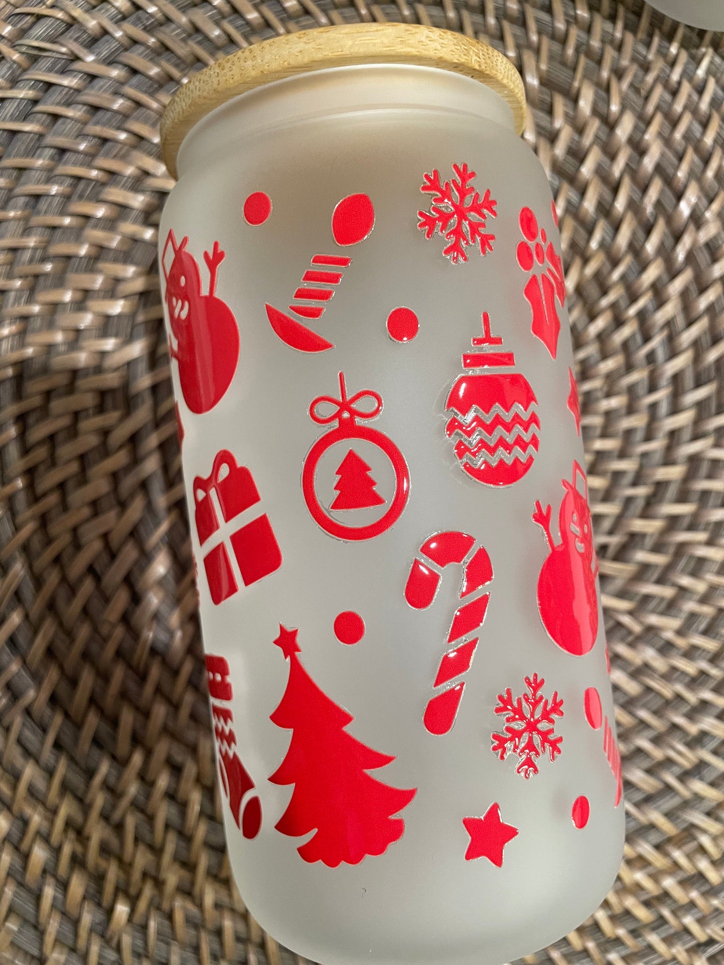 Frosted Christmas Tumbler